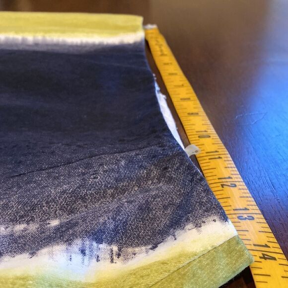 Tahari Mini Skirt Green White Black Color Block Skirt Size 6 - Picture 12 of 14